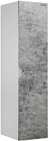 Grossman Пенал подвесной Инлайн 35 белый/бетон